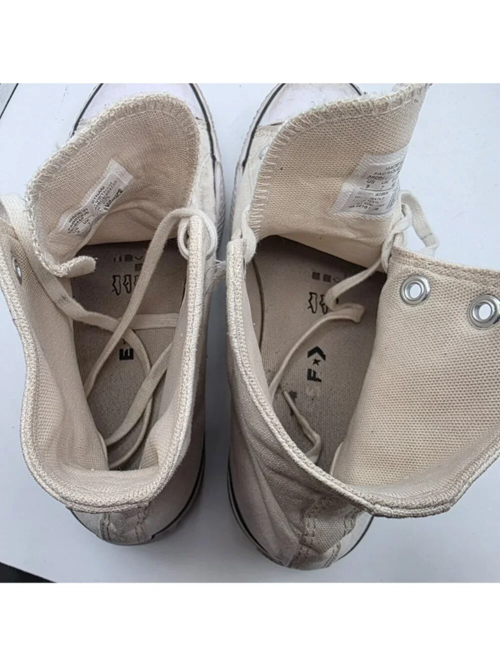 Converse Chuck Taylor All Star Lift Womens Size 9 White Canvas Platform Sneakers